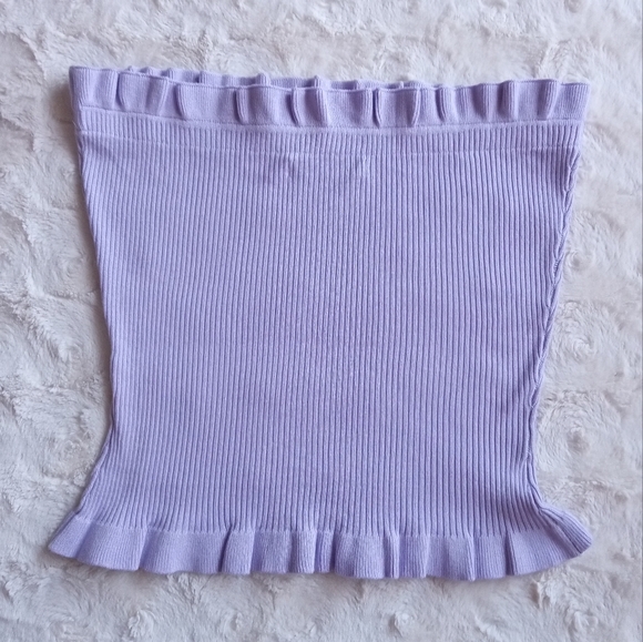 TRENDY THREADS Strapless Lavender Purple Tube Top - Picture 8 of 8